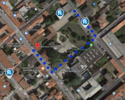 Parcheggi disponibili in via Mazzini o piazza chiesa
